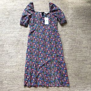 Cotton midi dress